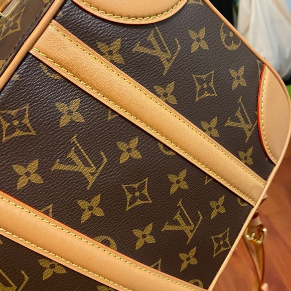 Louis Vuitton Ltd edition mini luggage monogram top handle shoulder brown purse - Picture 4 of 15